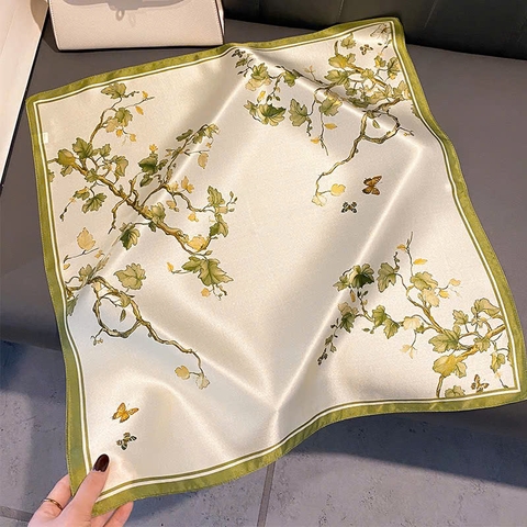 Khăn Lụa Cao Cấp HimHip 53x53cm Khăn Quàng Quà Tặng Khăn - 70