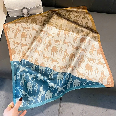 Khăn Lụa Cao Cấp HimHip 53x53cm Khăn Quàng Quà Tặng Khăn - 71