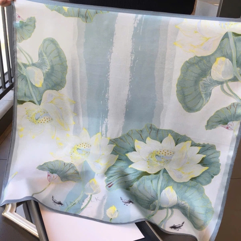 Khăn Lụa Cao Cấp HimHip 65x65cm Khăn Quàng Quà Tặng Khăn - 55