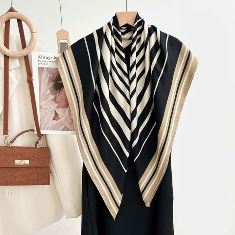 Khăn Viscose HimHip 90x90cm Khăn Quàng Quà Tặng Khăn Phụ Kiện Áo Dài - 91