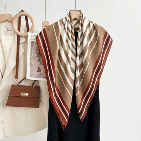 Khăn Viscose HimHip 90x90cm Khăn Quàng Quà Tặng Khăn Phụ Kiện Áo Dài - 94