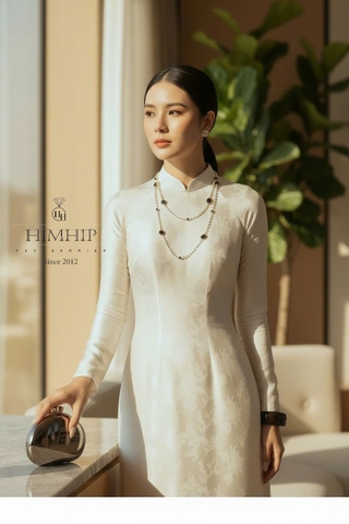 Vòng Cổ Thời Trang Himhip Hạt Giả Trai Phối Đá Đen Cổ Điển 132cm