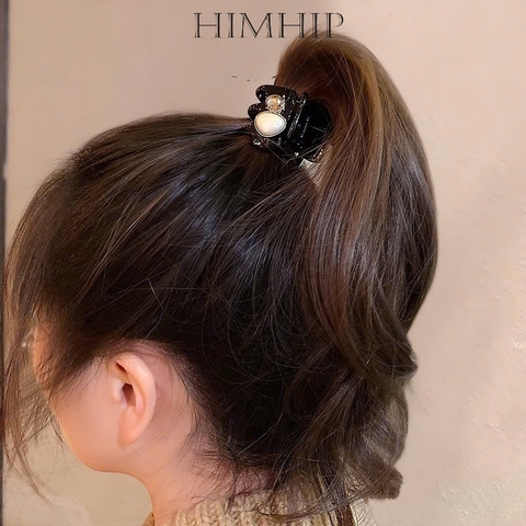 Kẹp Càng Cua HimHip Composite Hạt Đá Tam Giác Gắn Tròn Phale 3.x4cm