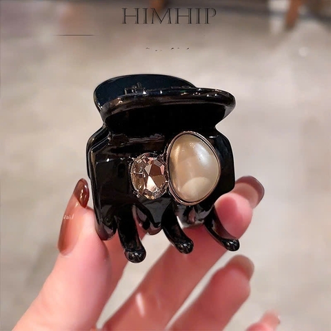 Kẹp Càng Cua HimHip Composite Hạt Đá Tam Giác Gắn Tròn Phale 3.x4cm