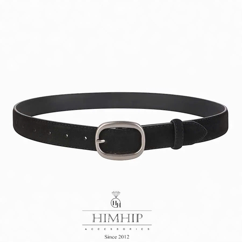 Dây Lưng HimHip Da Lộn Mặt Khóa Oval HKCC 2.8x100cm