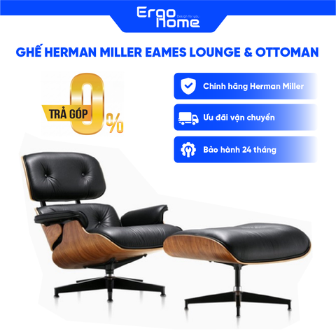 Ghế thư giãn Herman Miller Eames Lounge & Ottoman