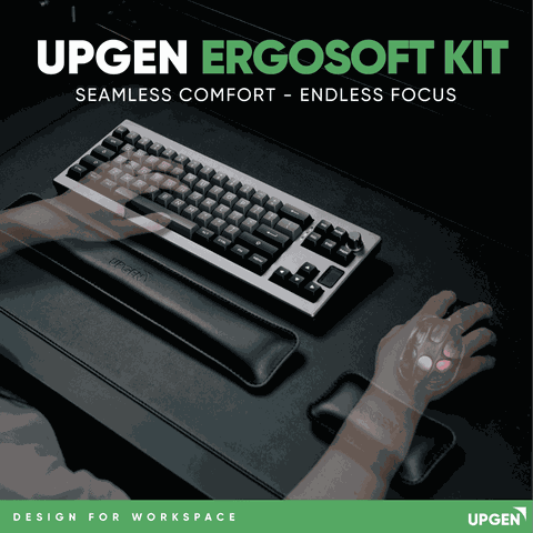 Bộ Phụ Kiện Kê Tay - Lót Chuột 4 Trong 1 Upgen ErgoSoft Kit - Seamless Comfort, Organized Focus