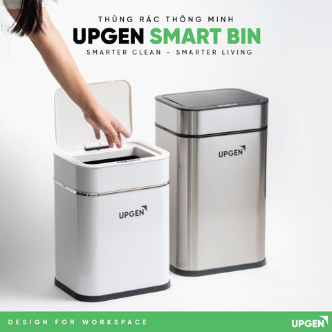 Thùng Rác Thông Minh - Upgen Smart Bin