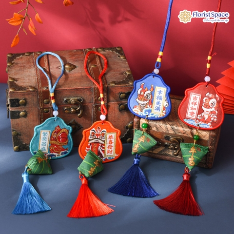 Thẻ May Mắn Thêu Linh Vật - 1 Cái - NY