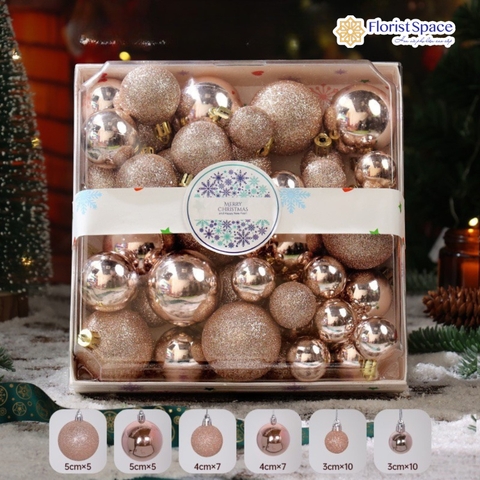 Hộp Châu Giáng Sinh Merry Christmas - 44 Trái - MC