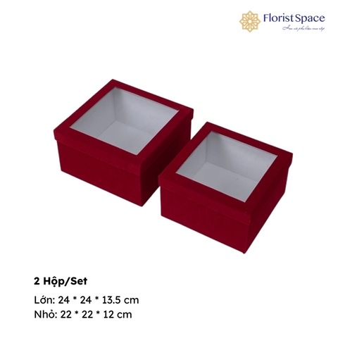 Hộp Nhung Vuông