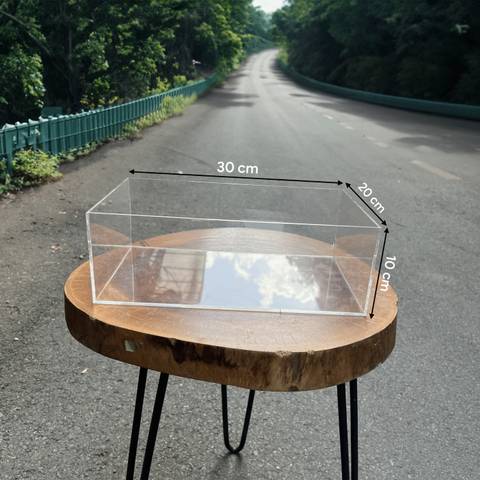 Khay Mica Trong Suốt Chữ Nhật 30 x 20 x10 - KCK