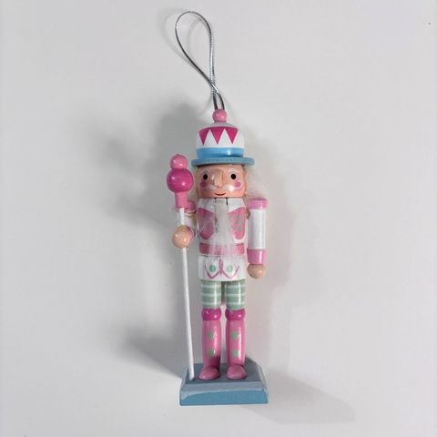 Đồ Treo Giáng Sinh Bằng Gỗ Thủ Công - Lính Chì - Hồng - 01 (Chọn ngẫu nhiên) - MC