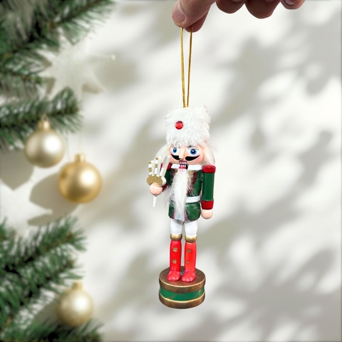 Đồ Treo Giáng Sinh Bằng Gỗ Thủ Công - Lính Chì - Đỏ (Chọn ngẫu nhiên) - MC