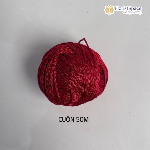 Cuộn dây dù đỏ treo đồ Tết - 50m/cuộn - MC
