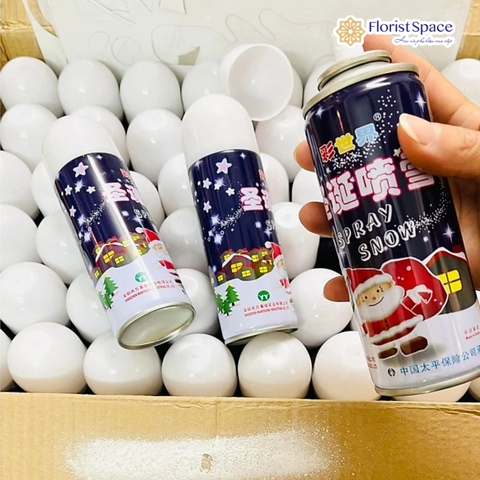 Chai xịt tạo tuyết không tan trang trí noel - 210ml - MC