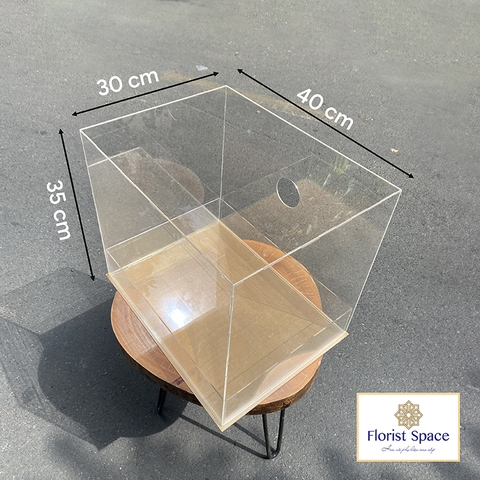 Hộp Đựng Hoa Mica Trong Suốt 30 x 40 x 35 - KCK