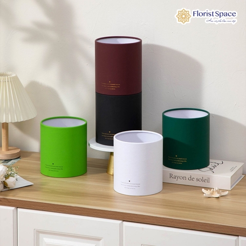 Hộp trụ 16cm x 17cm ( In Lời Chúc )