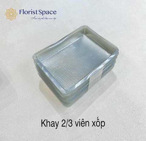 Khay Đựng Xốp Cắm Hoa - 2/3 Viên - KCK