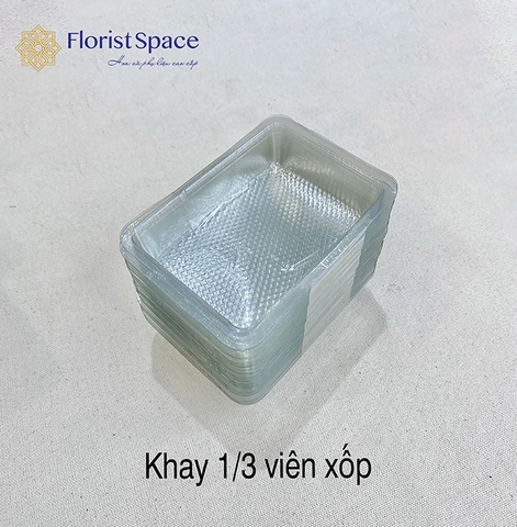 Khay Đựng Xốp Cắm Hoa - 1/3 Viên -KCK