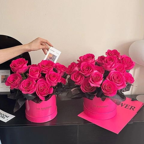 Hộp Trụ Tròn Rose Madam - Set 2 Cái-GSO