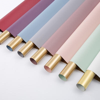 Giấy Bóng Mờ 1 Mặt Vàng Đồng - Cuộn-GSO