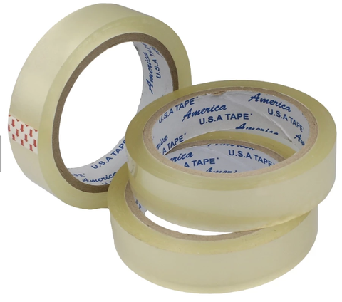 Băng Keo Trong 2.4cm - Lõi 7.5cm - 12 cuộn/cây - KCK