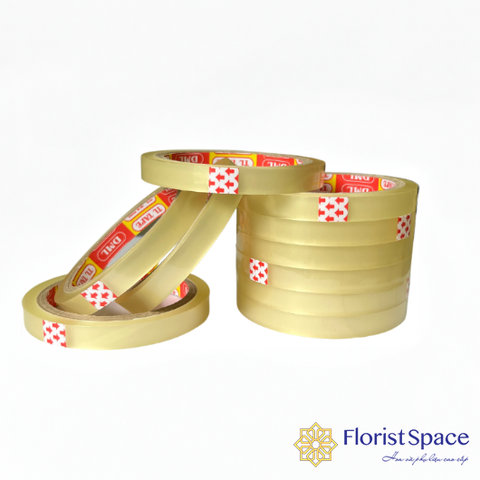 Băng Keo Trong 1cm - Lõi 7.5cm - 28 cuộn/cây - KCK