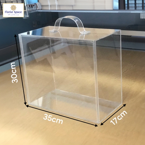 Hộp Mica Trong Suốt Dạng Vali 35 x 17 x 30 - KCK