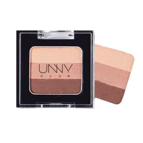 Hộp phấn mắt nhũ 3 màu UNNY CLUB TRIPLE SHADOW