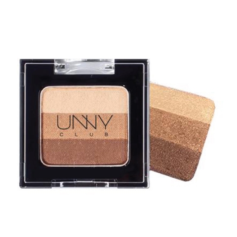 Hộp phấn mắt nhũ 3 màu UNNY CLUB TRIPLE SHADOW