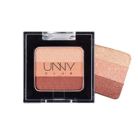 Hộp phấn mắt nhũ 3 màu UNNY CLUB TRIPLE SHADOW