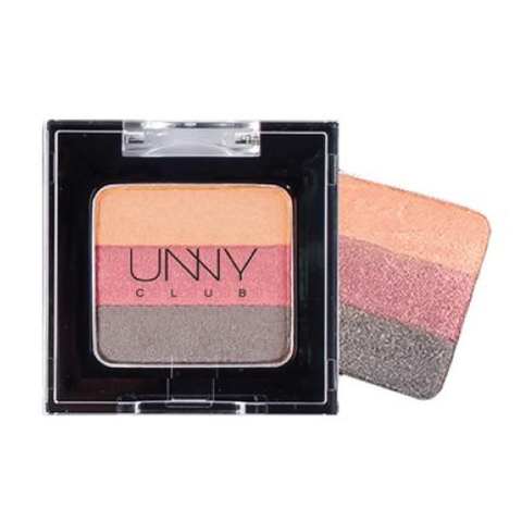 Hộp phấn mắt nhũ 3 màu UNNY CLUB TRIPLE SHADOW