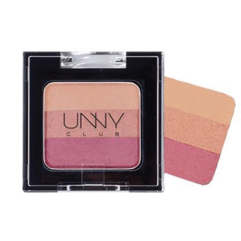 Hộp phấn mắt nhũ 3 màu UNNY CLUB TRIPLE SHADOW