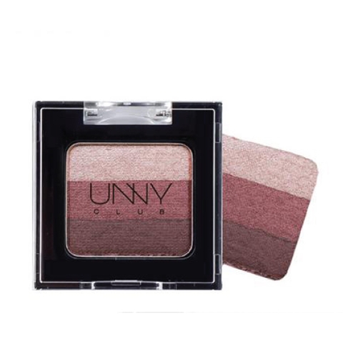 Hộp phấn mắt nhũ 3 màu UNNY CLUB TRIPLE SHADOW