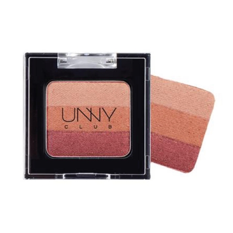 Hộp phấn mắt nhũ 3 màu UNNY CLUB TRIPLE SHADOW