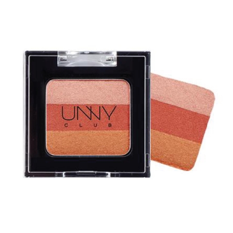 Hộp phấn mắt nhũ 3 màu UNNY CLUB TRIPLE SHADOW