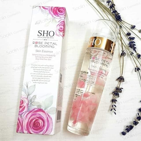 Tinh chất dưỡng da hoa hồng SHO ROSE PETAL BLOOMING SKIN ESSENCE