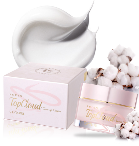 Kem nâng tone dưỡng trắng hương hoa RODIN TOPCLOUD TONE-UP CREAM
