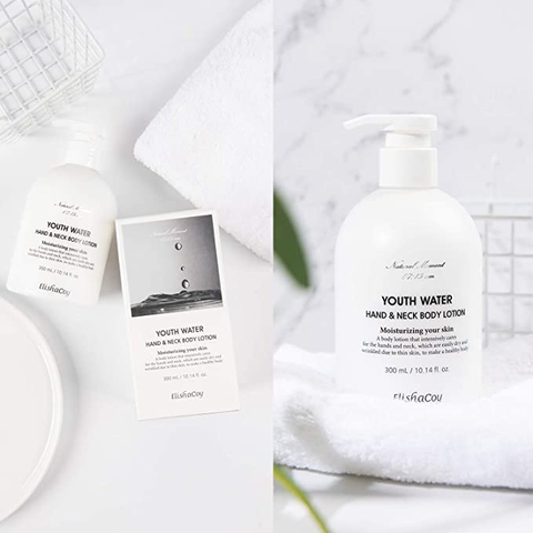 Youth Water hand & Neck Body lotion -  kem dưỡng thể ẩm và dưỡng trắng da chuyên sâu