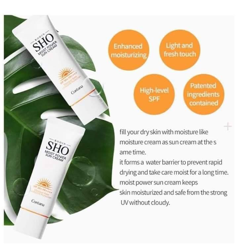Kem chống nắng dưỡng ẩm SHO MOIST POWER SUN CREAM 50ml