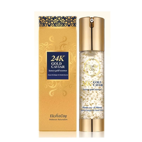 Elishacoy 24k Gold Caviar Essence - Tinh Chất Vàng 24k Kết Hợp Với Trứng Cá Hồi Đen
