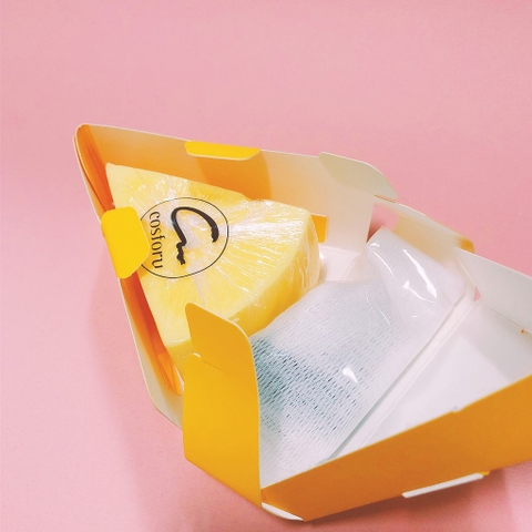 Cosforu Cheese Cleansing Soap 85g - Xà Bông Rửa Mặt Phô Mai