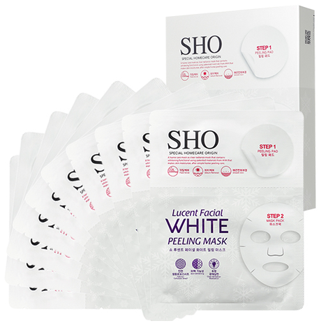 Mặt nạ trắng da SHO LUCENT FACIAL WHITE PEELING MASK
