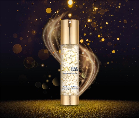 Elishacoy 24k Gold Caviar Essence - Tinh Chất Vàng 24k Kết Hợp Với Trứng Cá Hồi Đen