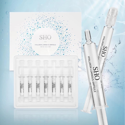 Bộ tinh chất dưỡng ẩm chuyên sâu SHO HYALURON LUMINOUS AMPOULE