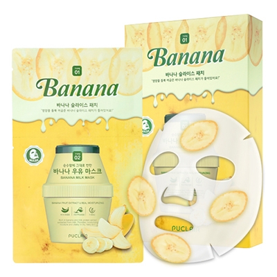 Mặt nạ 2 bước Sữa và trái cây PUCLAIR  2-TYPE MILK MASK