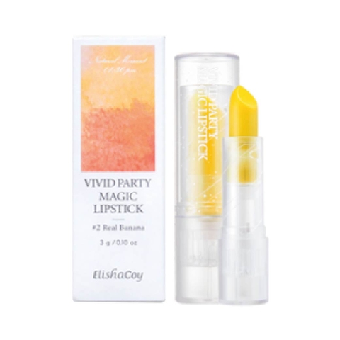 Vivid Party Magic Lipstick -  Son Môi Đổi Màu Theo Sắc Tố da #2 Real Banana