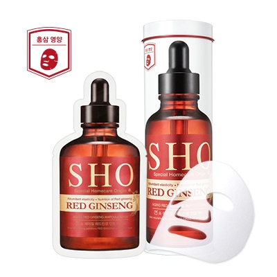 Mặt nạ tinh chất hồng sâm chống lão hóa SHO AGING RED GINSENG AMPOULE MASK