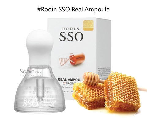 Ampoule phục hồi keo ong Rodin SSO Real Ampoule Propolis